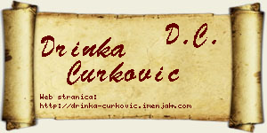 Drinka Ćurković vizit kartica